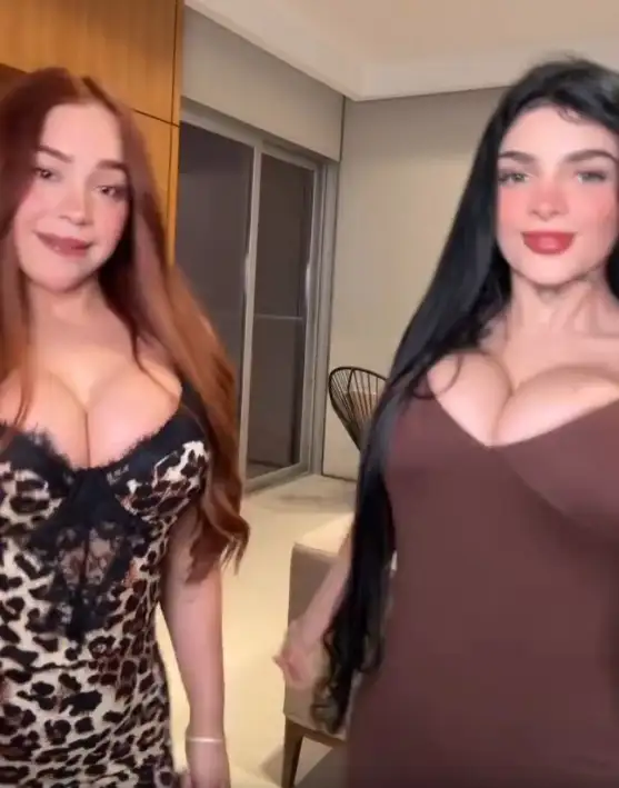 Las tetotas rebotando de lady pays y karely ruiz bailando